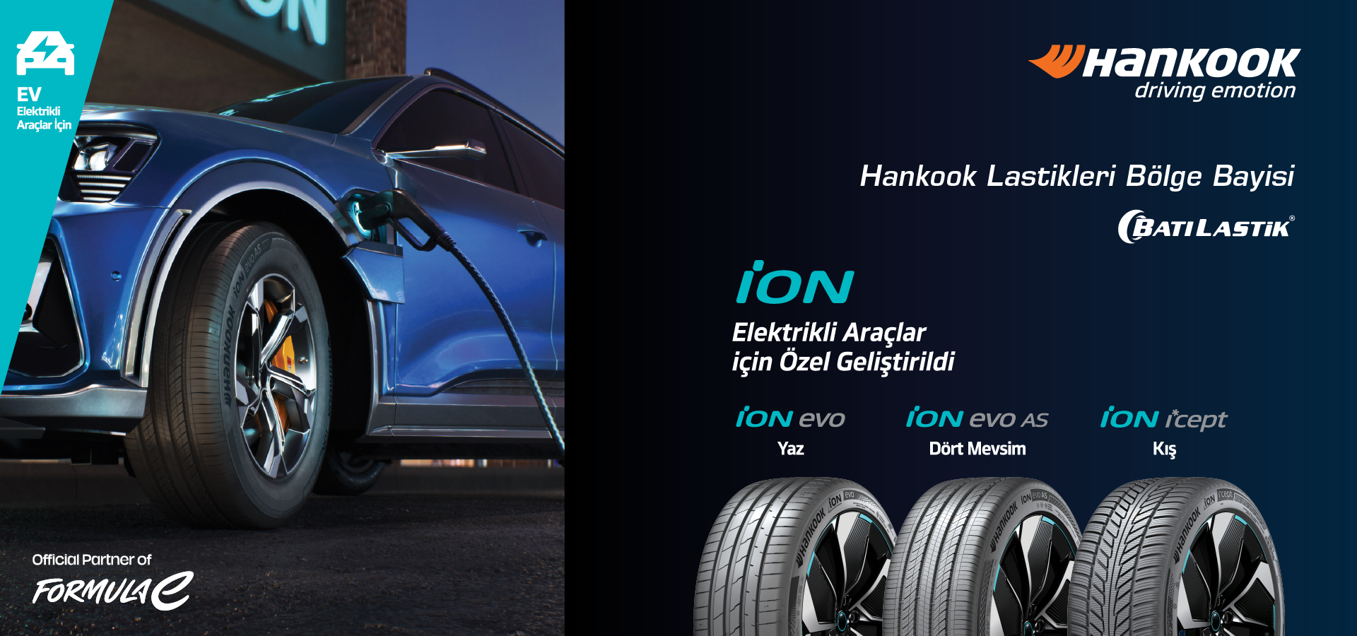 Hankook İON Lastikleri Batı lastikt'e